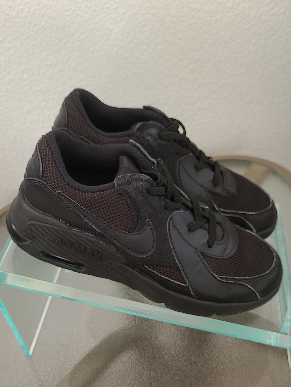 Nike Air MAX Excee (PS)CD 6892-005 Triple black Boys Size 1Y